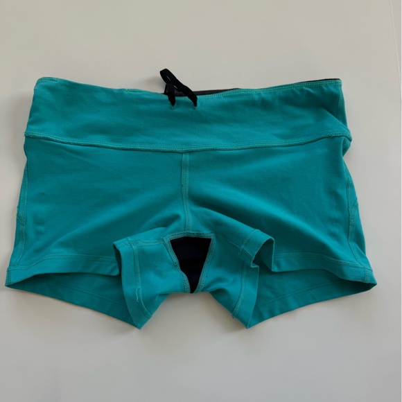 Nike Dri-FIT Teal Black Running Shorts Size M - Picture 6 of 6